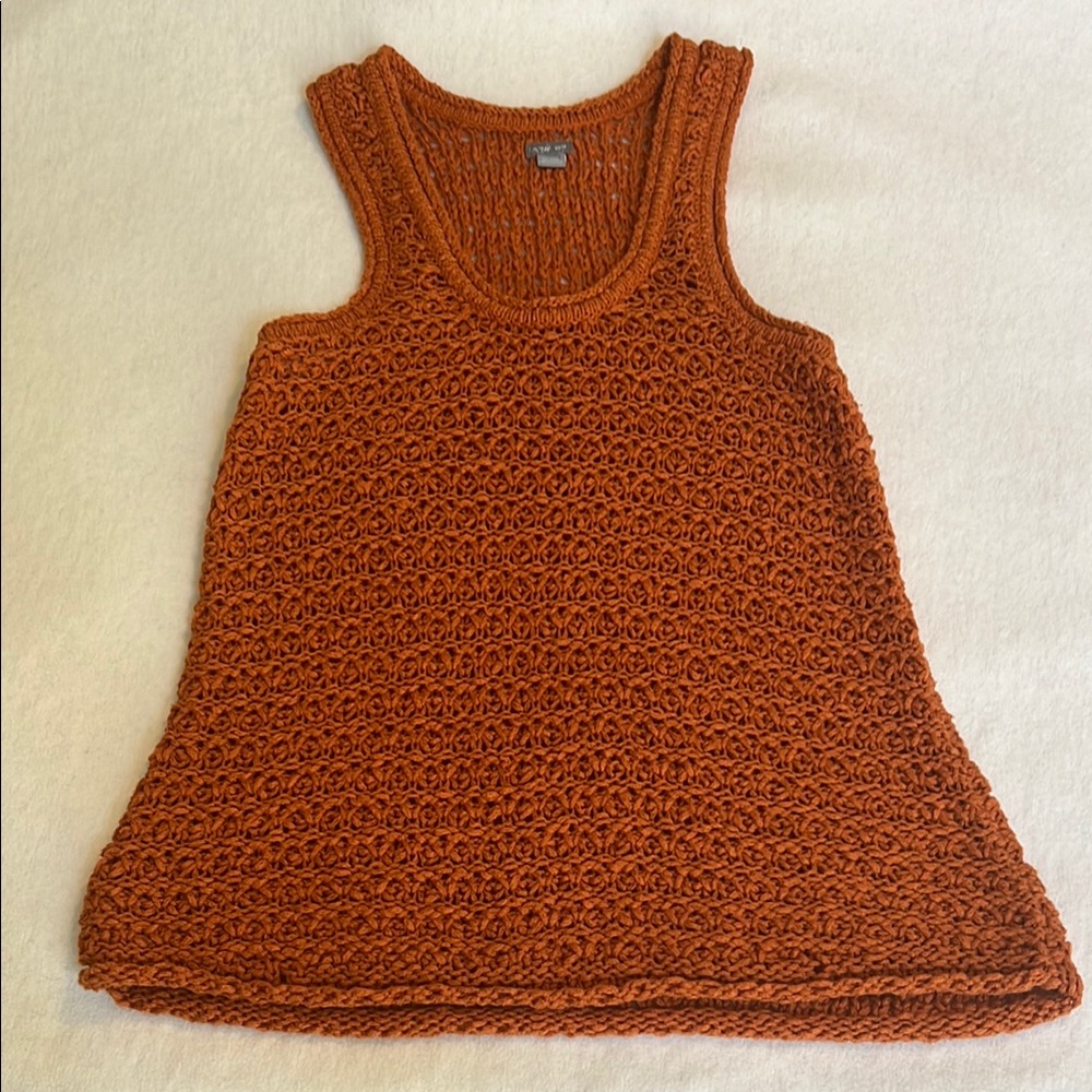 Aerie Burnt Orange Knit Top
